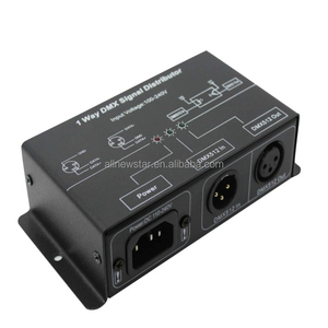 AC100-240V divisor DMX salida 1 canal 1 vía divisor dmx para luz de escenario, distribuidor de señal DMX, amplificador de señal dmx - Product Image 4