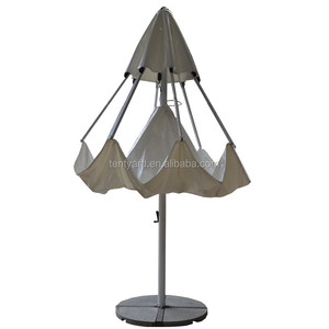 郁金香花卉市场阳伞天井伞白色 - Product Image 3