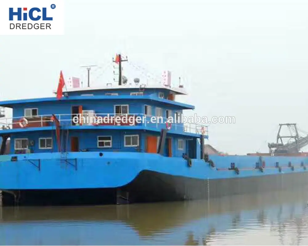 الصين HICL الحفارة حوض بناء السفن 1000t ضخ الرمال البارجة/الرمال البارجة مع الحزام الناقل للبيع (شهادة CCS)