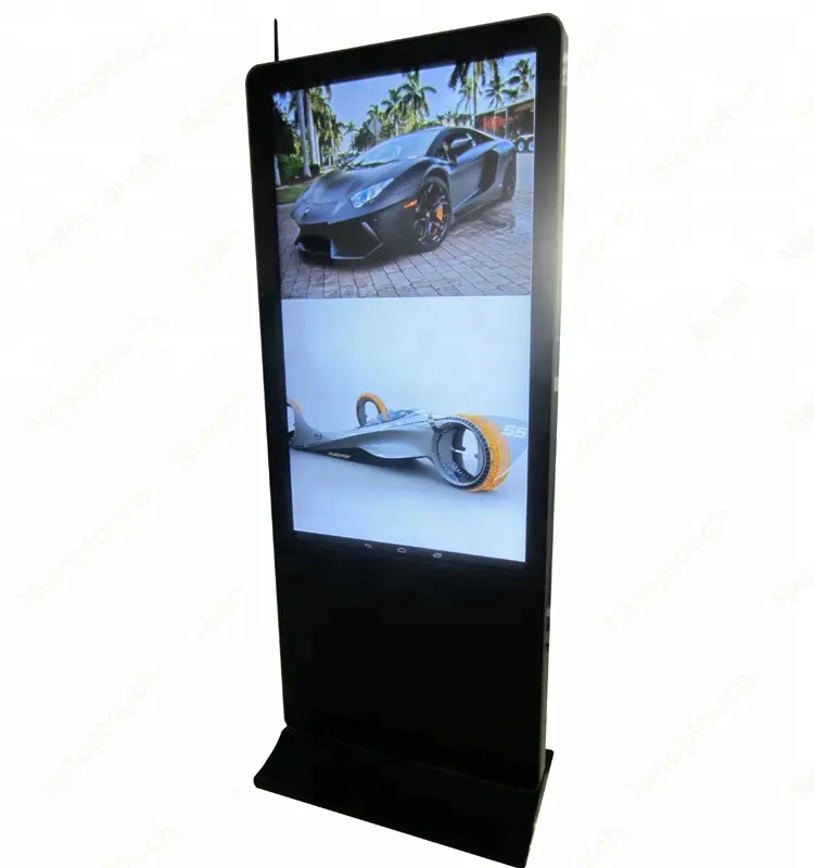 Etkili reklam için interaktif reklam dijital Kiosk gelişmiş ekran cihazı