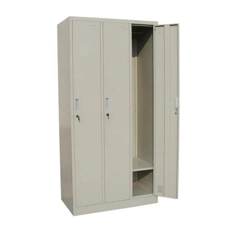 Nindejin Feng — meuble en métal à 3 portes, à bas prix, armoire suspendue, placard pour vêtements, école, gymnastique