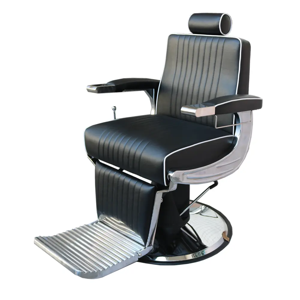 Silla de peluquero de alta calidad, sillón hidráulico clásico resistente, venta al por mayor