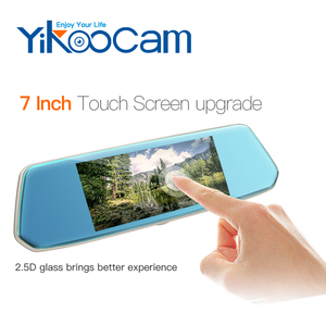7'' Touch Screen Full HD 1080p G-<strong>sensor</strong> Motion Detection Parking Mode <strong>Reverse</strong> Camera Dual Lens Rearview <strong>Mirror</strong> Camera Recorder