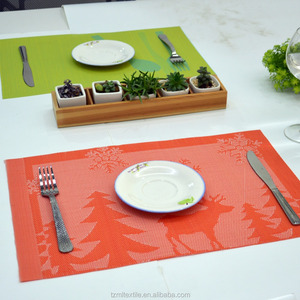 Stock Promotion Cheap Eco-Friendly Plastic Place <strong>Mat</strong> for Restaurant ,<strong>Rectangle</strong> PVC <strong>Table</strong> Heated Placemats Multicolor Choice - Product Image 1