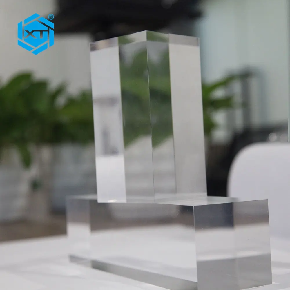 XINTAO Shenzhen XT 100% Virgin Buy PMMA Transparent Solid Cast Acrylic Block For Furniture