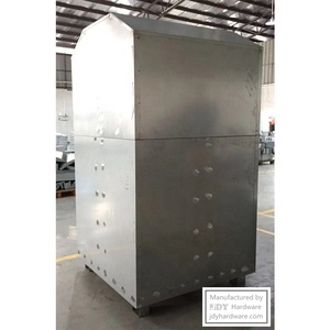 Toz kaplı galvanizli çelik bağış geri dönüşüm kutuları giyim ayakkabı kitap hayır için Metal işleme için hava koşullarına dayanıklı
