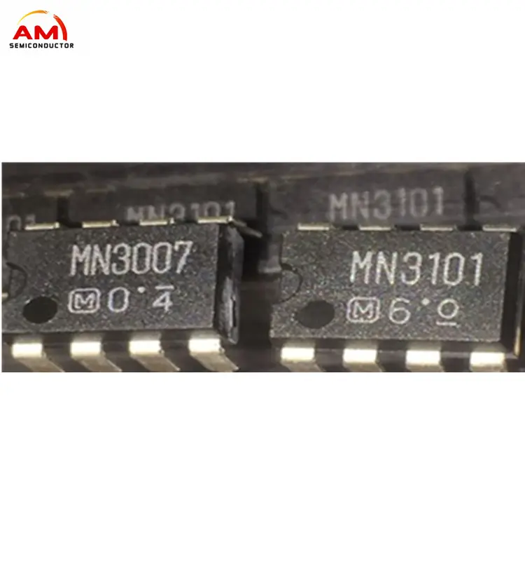 Novo mn3007 mn3101 som ic mn3007 mn3101, chip de áudio ic