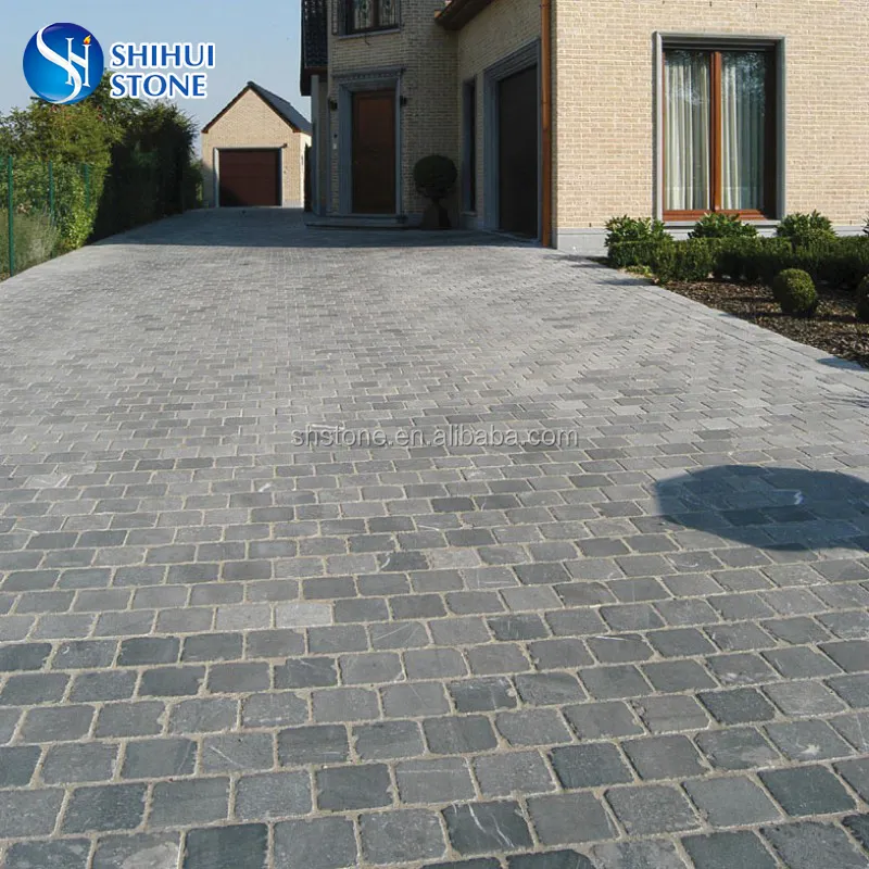 SHIHUI Chinês Azul Calcário Pavers baratos Stepping Kerb Freio Pedras para pavimentar o Jardim Quintal Calçada