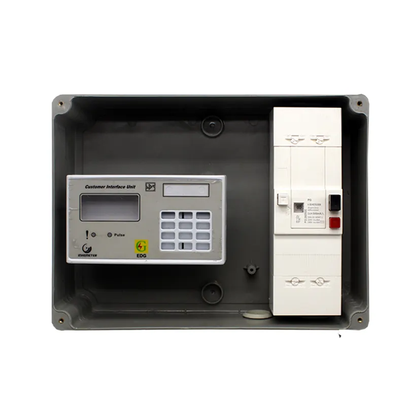 Africa PC metrial prepaid meter box for CUI and breaker