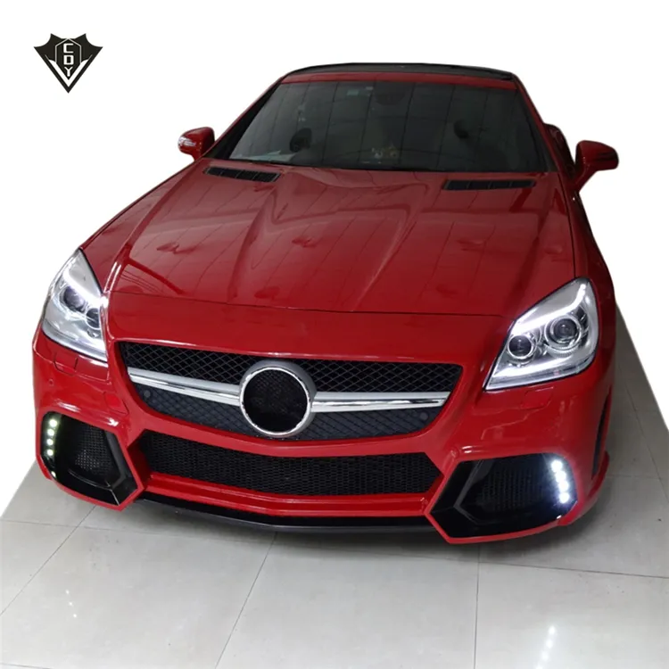 바디 키트 SLK 2012-2014y SLK R172 wd 스타일 바디 키트 유리 섬유 SLK 범퍼