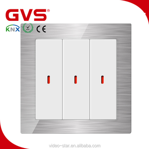 2017 en iyi fiyat KNX/EIB ürünleri düğme anahtarları otobüs bina çözümleri anahtarı karartma fonksiyonu ile 1 2 3 Gang knx push Button - Product Image 2