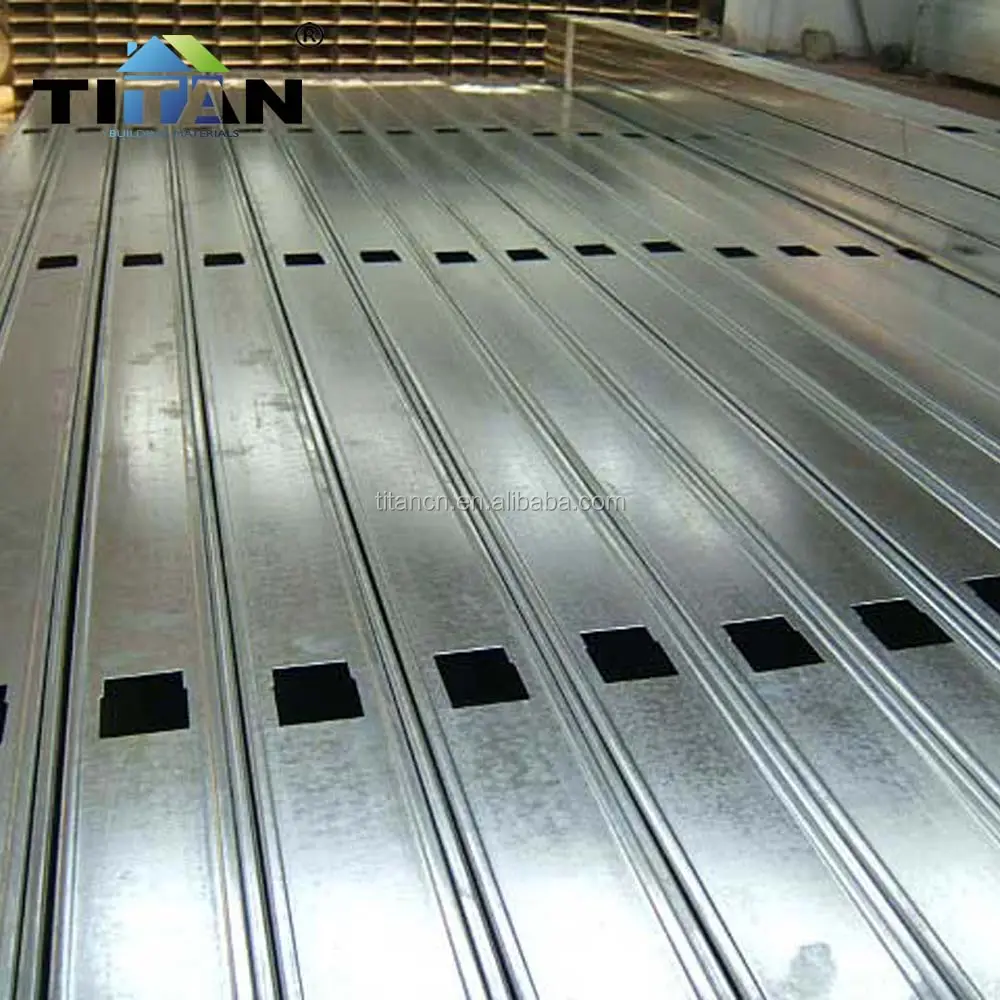 Großhandel verzinkte Profil Metall profile De Metal Sheet Flex Track Metallrahmen Bolzen