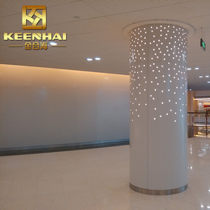 Rivestimento strutturale decorativo della colonna e del pilastro del materiale da costruzione dell'acciaio inossidabile per la costruzione di edifici in metallo - Product Image 1