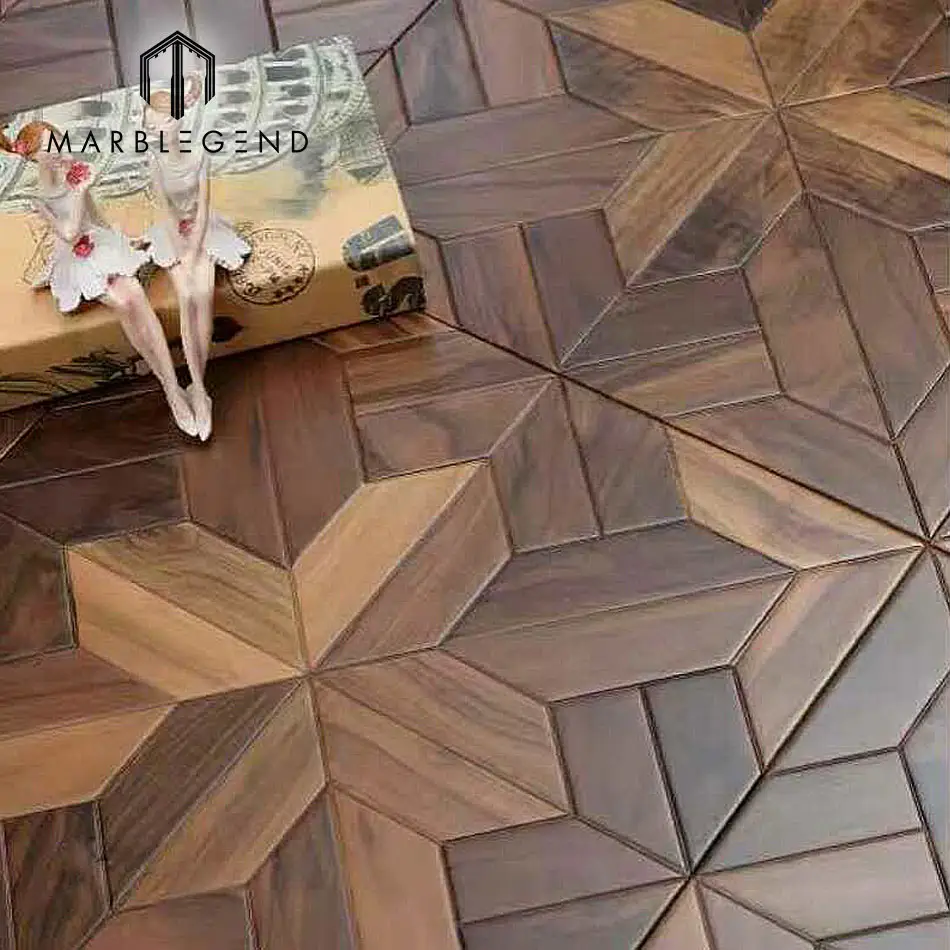 Prix économiques couleur naturelle multicouche en bois massif lisse acajou parquet en bois