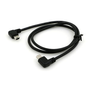 UL2725 28AWG通用串行总线屏蔽高速2.0修订版5线微型至迷你通用串行总线电缆，带充电适配器，用于相机电脑