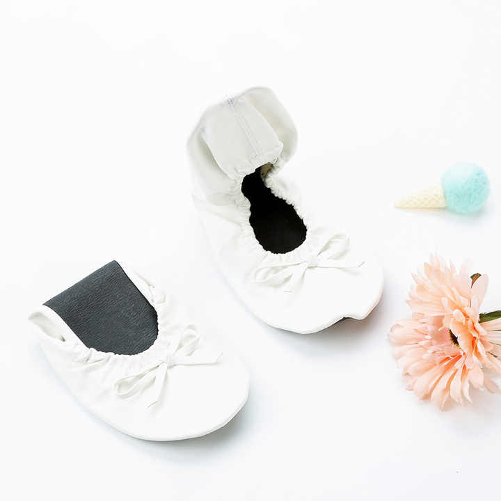 Customizable Marriage Flat Sandals Party Foldable Flats Wedding Gift for Guest Shoe