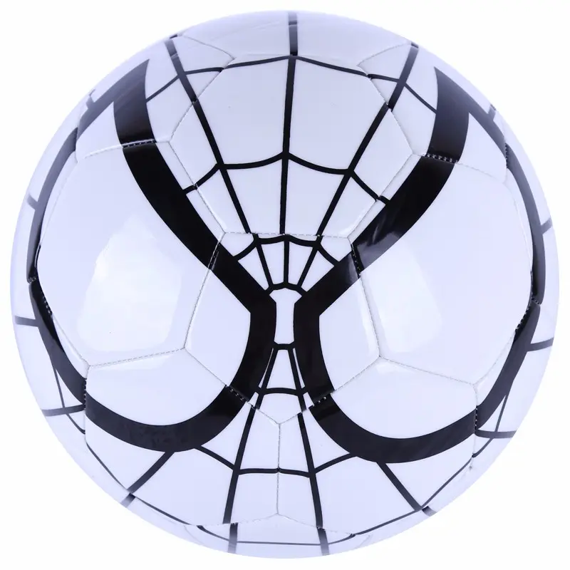 Balón de fútbol personalizado con diseño de Spiderman, máquina de costura de PVC, precio barato, 2022