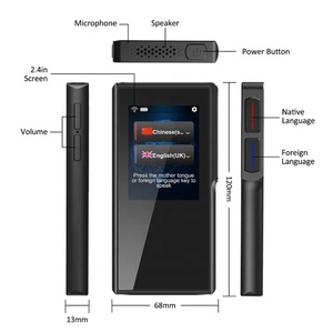 Akıllı akıllı konuşan translaion ses çevirmen T6 dokunmatik ekran - Product Image 4