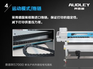 Audley Factory直接供給印刷プロッタ、1.8メートルエコ溶剤プリンタModel S7000