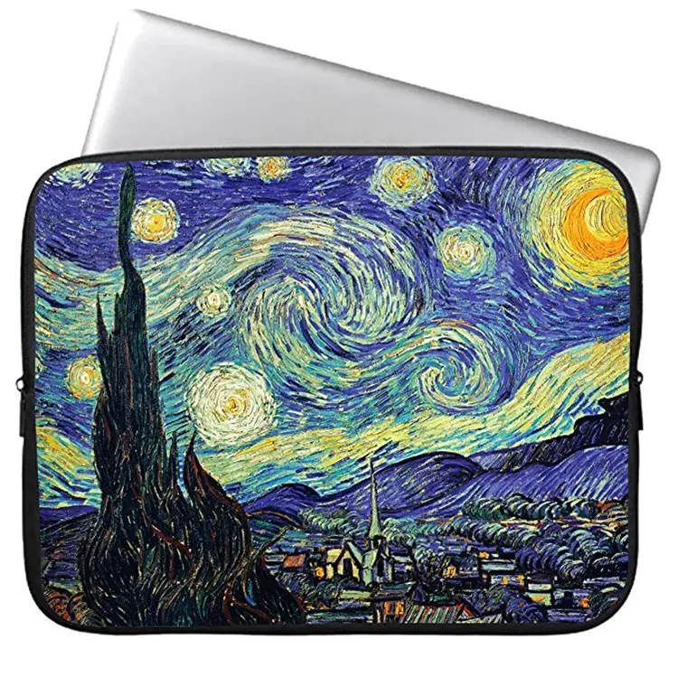 Il cielo stellato personalizza la borsa per Laptop a sublimazione custodia per Computer portatile promozionale in Neoprene da 13.3 pollici