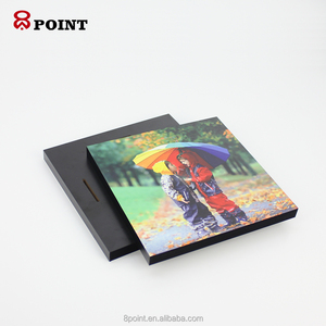 <strong>6</strong> <strong>X</strong> <strong>6</strong> Factory Wholesale DIY Sublimation square Wooden MDF Photo <strong>Frame</strong> - Product Image 1