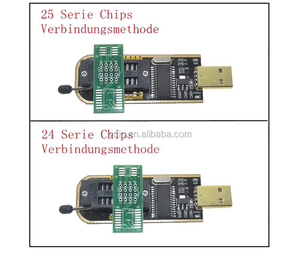 SOIC8 SOP8 Clip di prova per EEPROM 93CXX / 25CXX / 24CXX adattatore + CH341A 24 25 serie eeeprom Flash BIOS USB modulo programmatore - Product Image 3