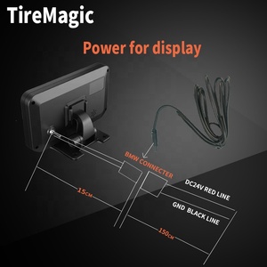 Màn Hình <span class=keywords><strong>Tpms</strong></span> Cho Xe Tải, Hỗ Trợ Dữ Liệu Bánh Xe Từ 1 Đến 26 Với Hệ Thống Giám Sát Áp Suất Lốp Không Dây Cổng Rs232 - Product Image 4