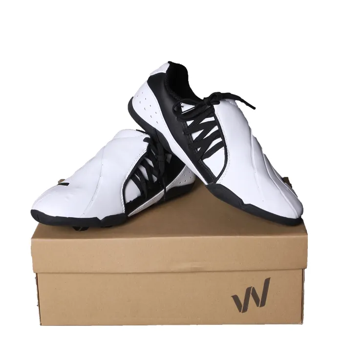 プロPUテコンドー靴中国工場カンフー空手低価格トップソフト空手靴トレーニングテコンドー靴