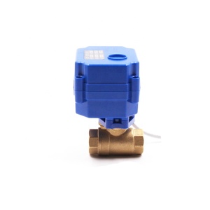 漏水检测系统用交流直流电机控制球阀截止阀5V 12V 24V 1/4英寸至1英寸 - Product Image 1