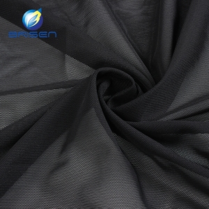 Trung Quốc bán buôn đen siêu đàn hồi kết cấu căng nylon trong suốt Corset lưới sao vải - Product Image 1