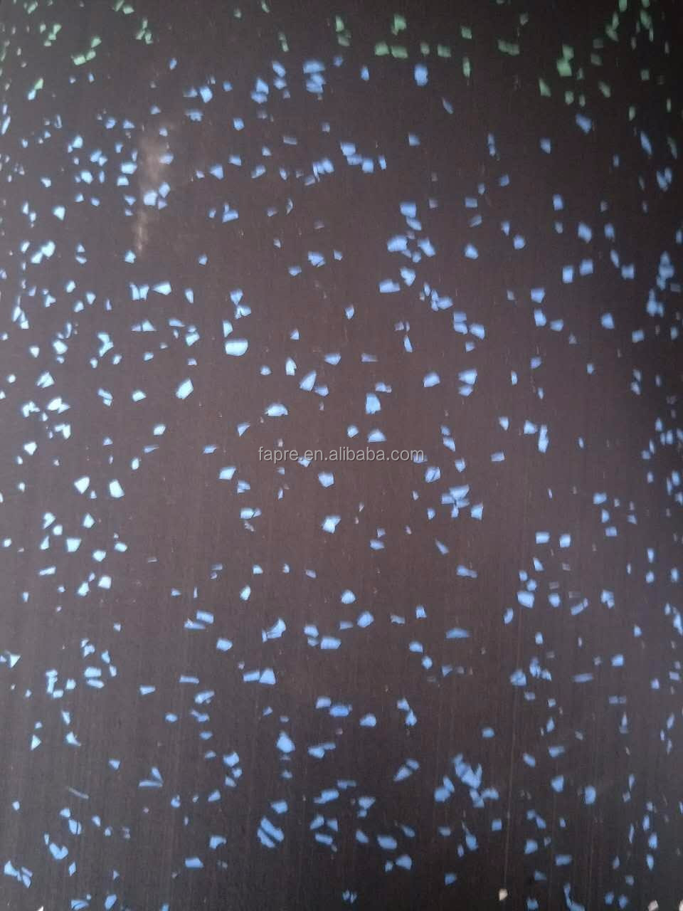 Black with blue dots