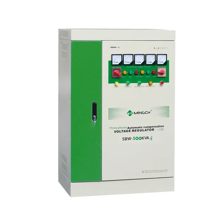 MINGCH 3 Phase 220V 380V 440V AVR 300Kva 200Kva 120KVA 100Kva Régulateur de Tension Automatique 100 KVA Stabilisateur Industriel 90KVA