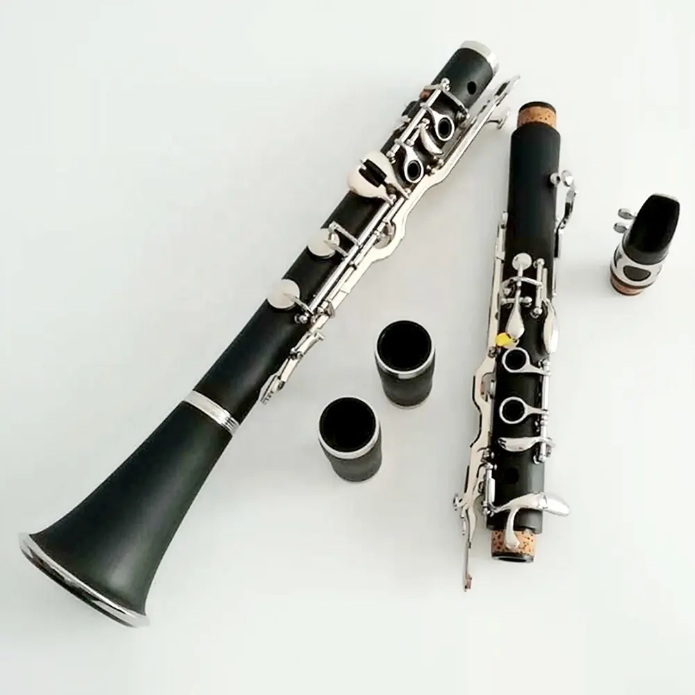 Baquelite clarinete profissional tom g estilo alemão 18 chaves g clarinete