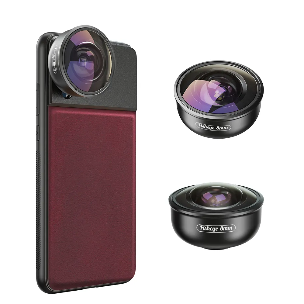 APEXEL 8mm सुपर Fisheye लेंस, 185 डिग्री पूर्ण प्रसिद्धि मछली नेत्र लेंस के लिए iPhone मोबाइल फोन कैमरा