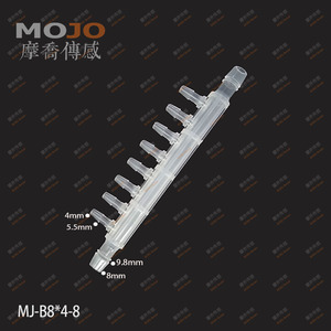 MJ-B8x4-8 Cross และ 10 way barbed ประเภทสวนหลอดพลาสติก hose connector splitter - Product Image 2