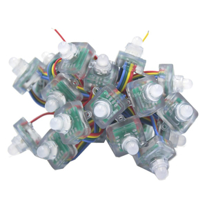 12 millimetri WS2811 f8 rgb ha condotto il modulo pixel, IP68 impermeabile DC5V 12V di colore completo di RGB luce della stringa di natale HA CONDOTTO LA luce Indirizzabile Pixel LED - Product Image 4