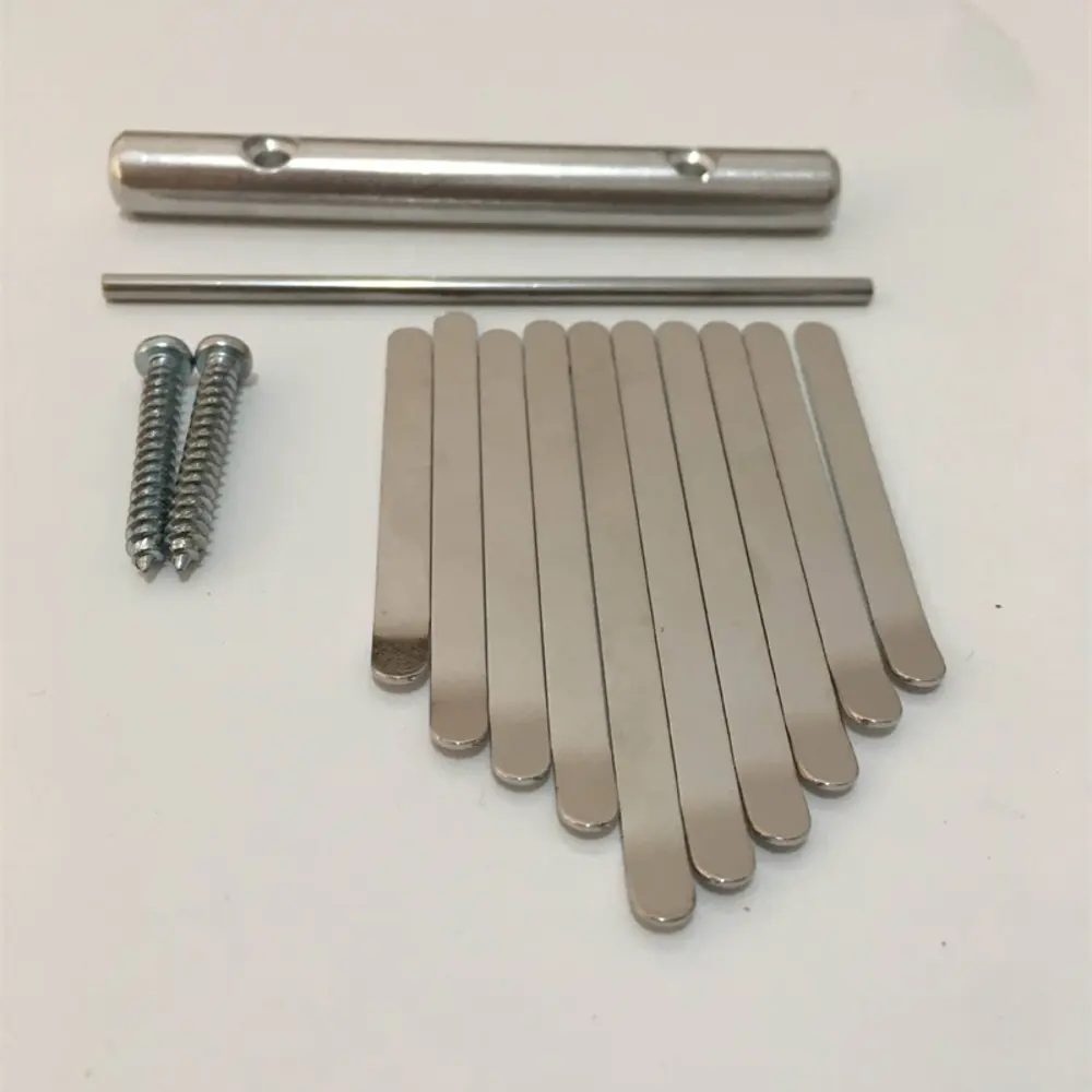 Kalimba stahl schlüssel 10 daumen klavier DIY kits kalimba teile und zubehör