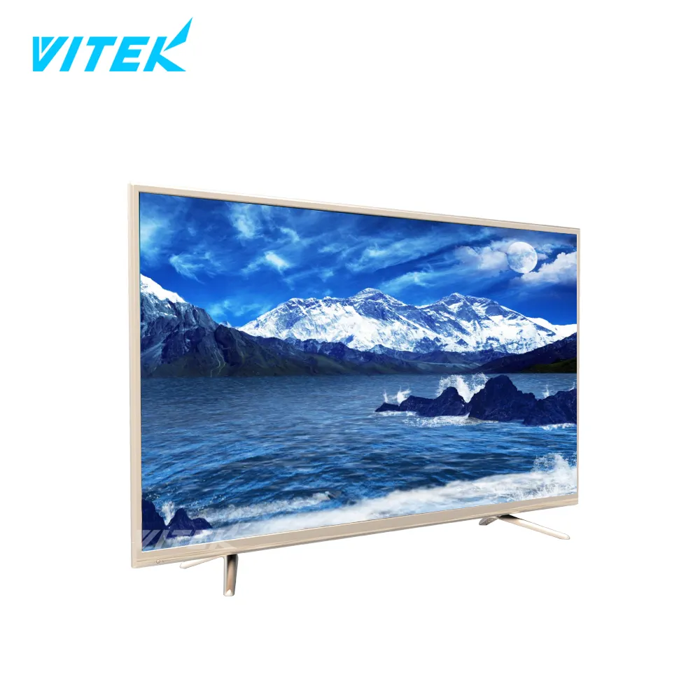 Best Selling Gold Design Television 32 inch LED TV, 32'' Smart TV Television, Gold LCD TV antenna