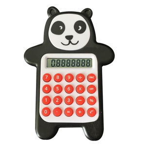 Calculadora eletrônica de bolso em forma de animal, presentes para crianças