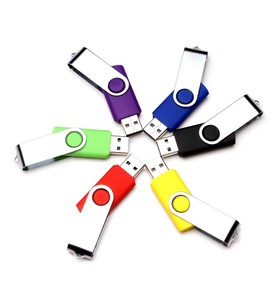 RONC红色2GB 360度旋转音乐金属USB 3.0闪存驱动器