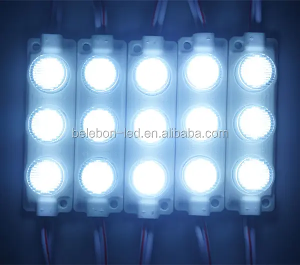 Led 채널 편지 표시를 위한 45 도 렌즈를 가진 삼성 DC 12V 24V 3w 3030 pcb 옥외 집중된 led 단위