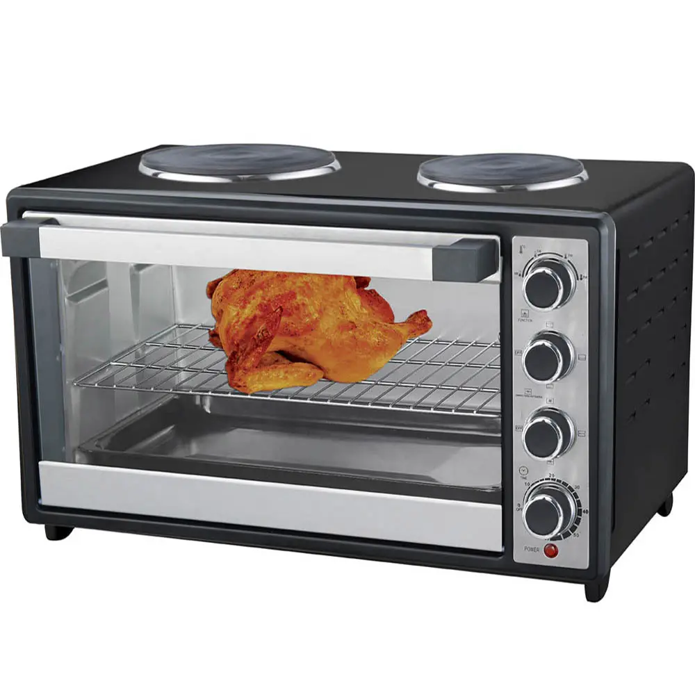 Forno elétrico de 45l, forno de convecção de 2022 w, toaster de 2000