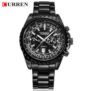 CURREN saatler erkekler Quartz saat Relogio Masculino moda rahat suya dayanıklı spor 8053 lüks kol saatleri - Product Image 1