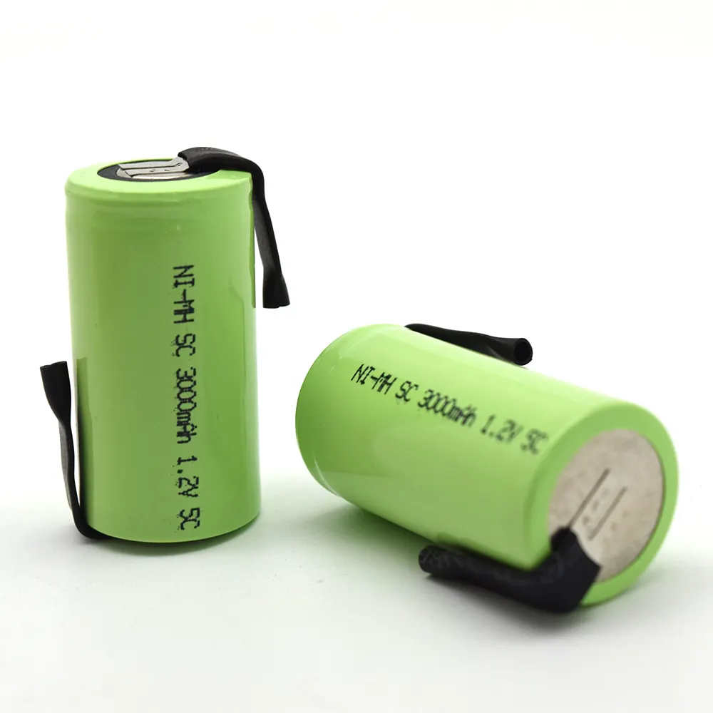 high discharge rate nimh battery1.2v SC 3000mah 5C rechargeable ni-mh batteries