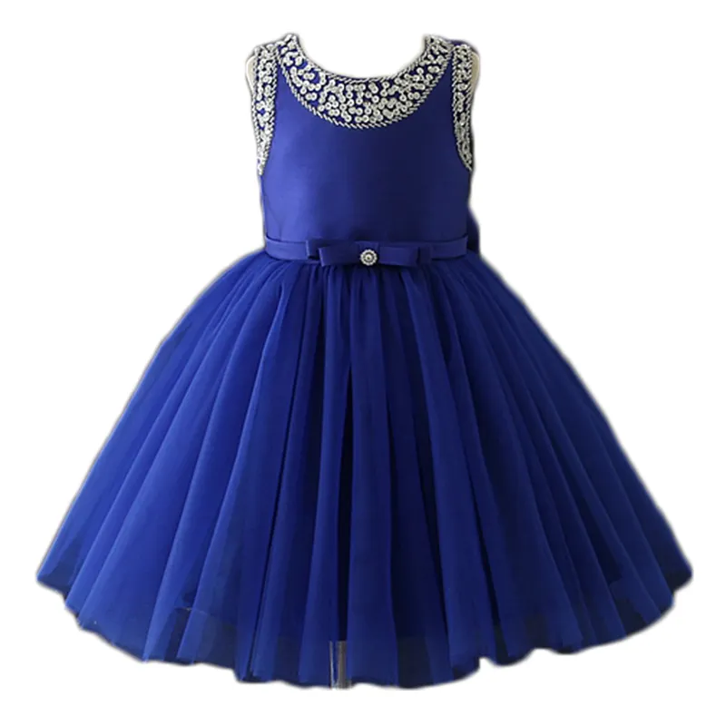 Vestidos de baile para bebês, vestidos de algodão sem mangas com design da moda, sem mangas, vestidos grandes de algodão para baile, para meninas