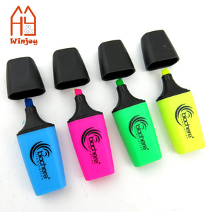 School &amp; Office Supply Mini <strong>Chisel</strong>-Tip Assorted Colors <strong>Highlighter</strong> Pen Quick-dry Fine Text Custom Logo <strong>Marker</strong> for Books, Notes