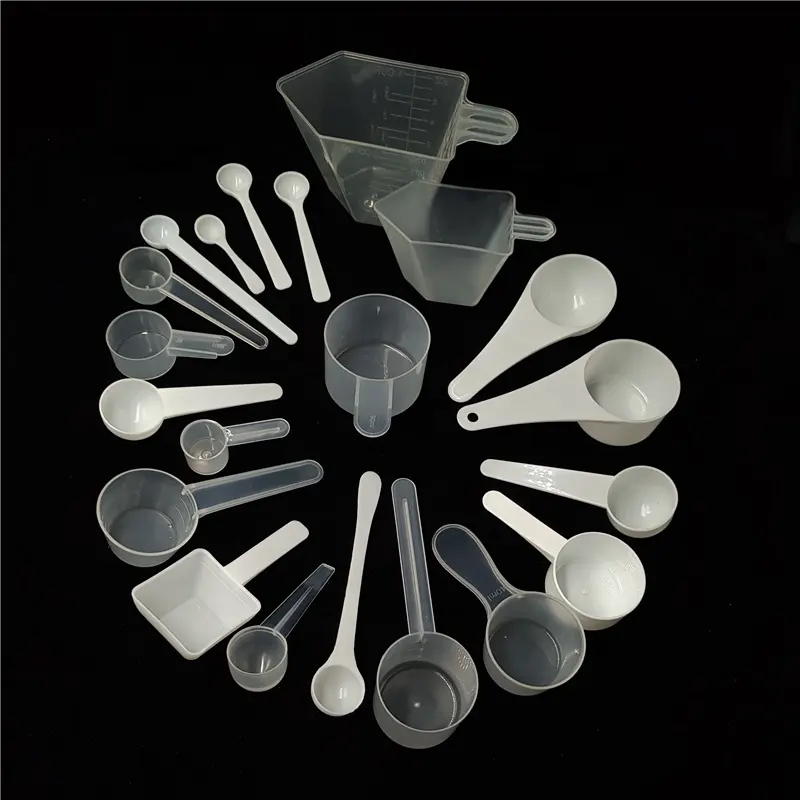 Factory Directly Supply Plastic Measuring Spoon, Measuring Scoop 0.1ml-100ml