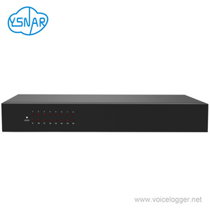 16CH Standalone P2P Cloud Network personalizzato 1U Rack Mount HDD Voice Logger, registratore di chiamate telefoniche PSTN con SDK/API - Product Image 6
