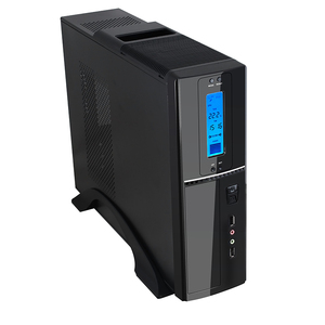 Micro <strong>Computer</strong> case With <strong>LCD</strong> <strong>Display</strong>. Desktop Slim Mini Tower - Product Image 2