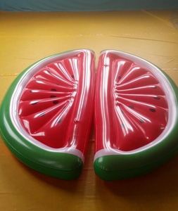 Galleggiante gonfiabile dello stagno della pizza/anguria del materasso di galleggiamento della fetta della pizza del letto di aria della spiaggia del PVC di sicurezza di nuoto all'ingrosso